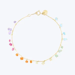 18K Gold Love is Love Beaded Bracelet