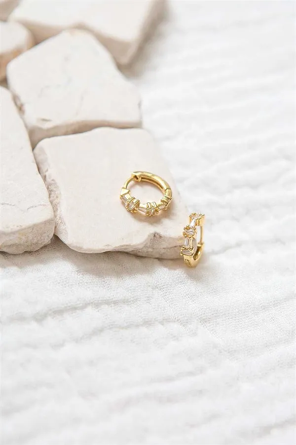 18K Vine Earrings