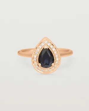 Aurie Halo Ring | Australian Sapphire & Diamonds