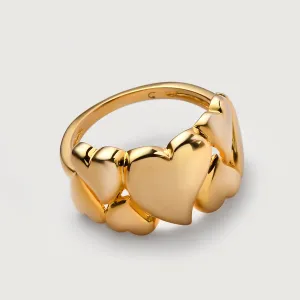 Balloon Hearts Band Ring