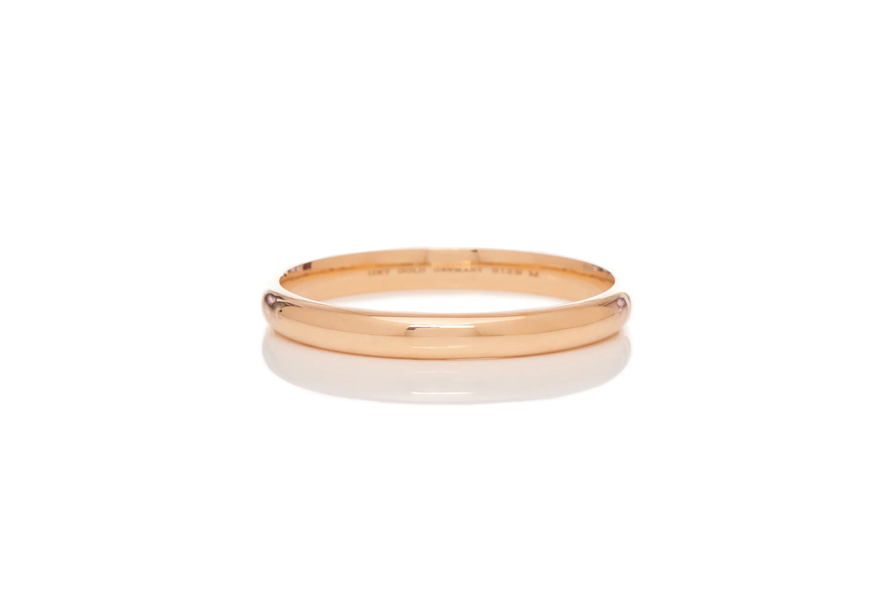 Bangle in 18K Rose Gold & Vitreous Black Enamel