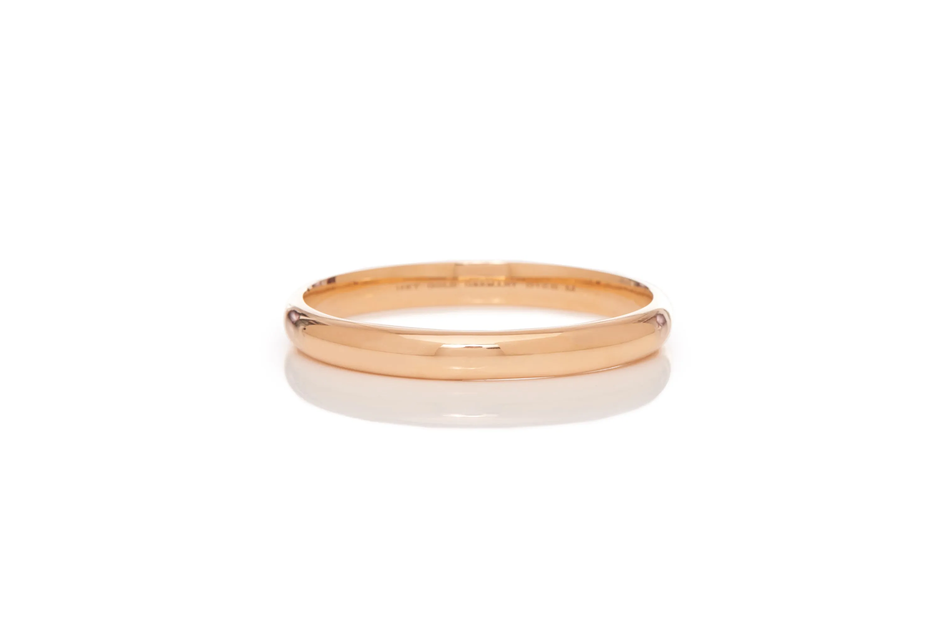 Bangle in 18K Rose Gold & Vitreous Blue Enamel