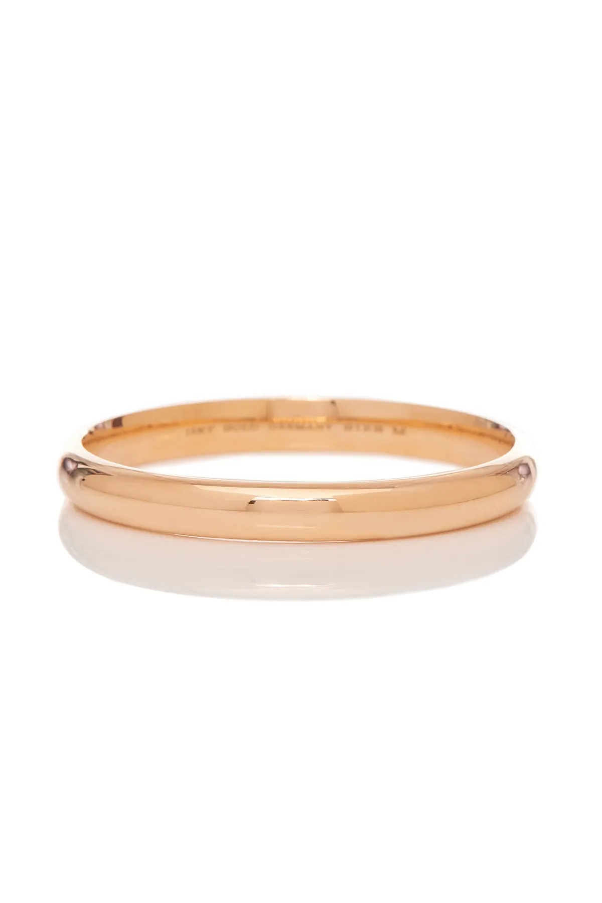 Bangle in 18K Rose Gold & Vitreous Yellow Enamel