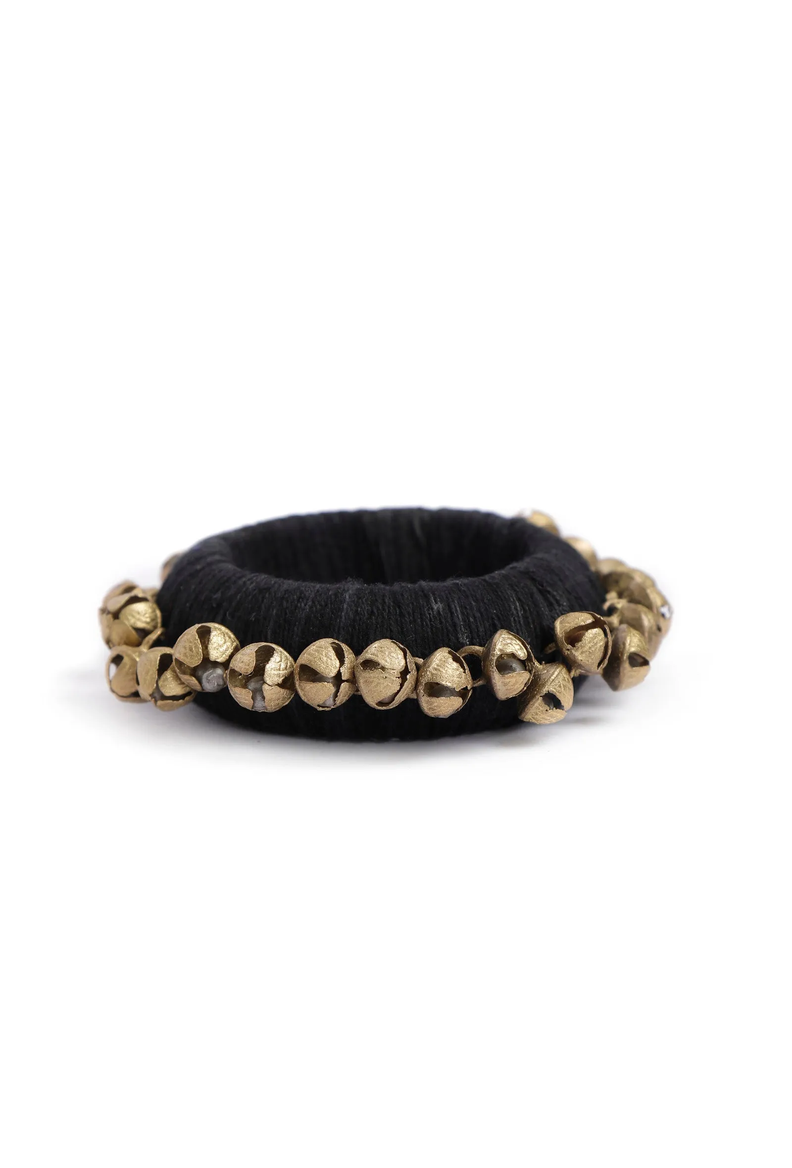 Black Thread Wooden Bangles