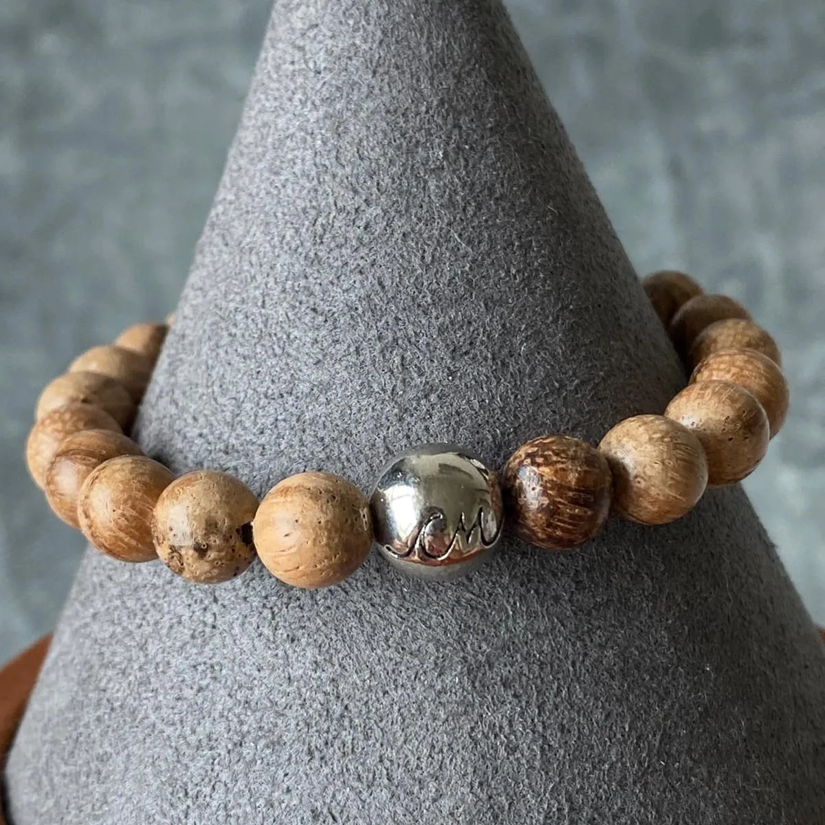 Blue Tigereye & Agarwood Men Bracelet