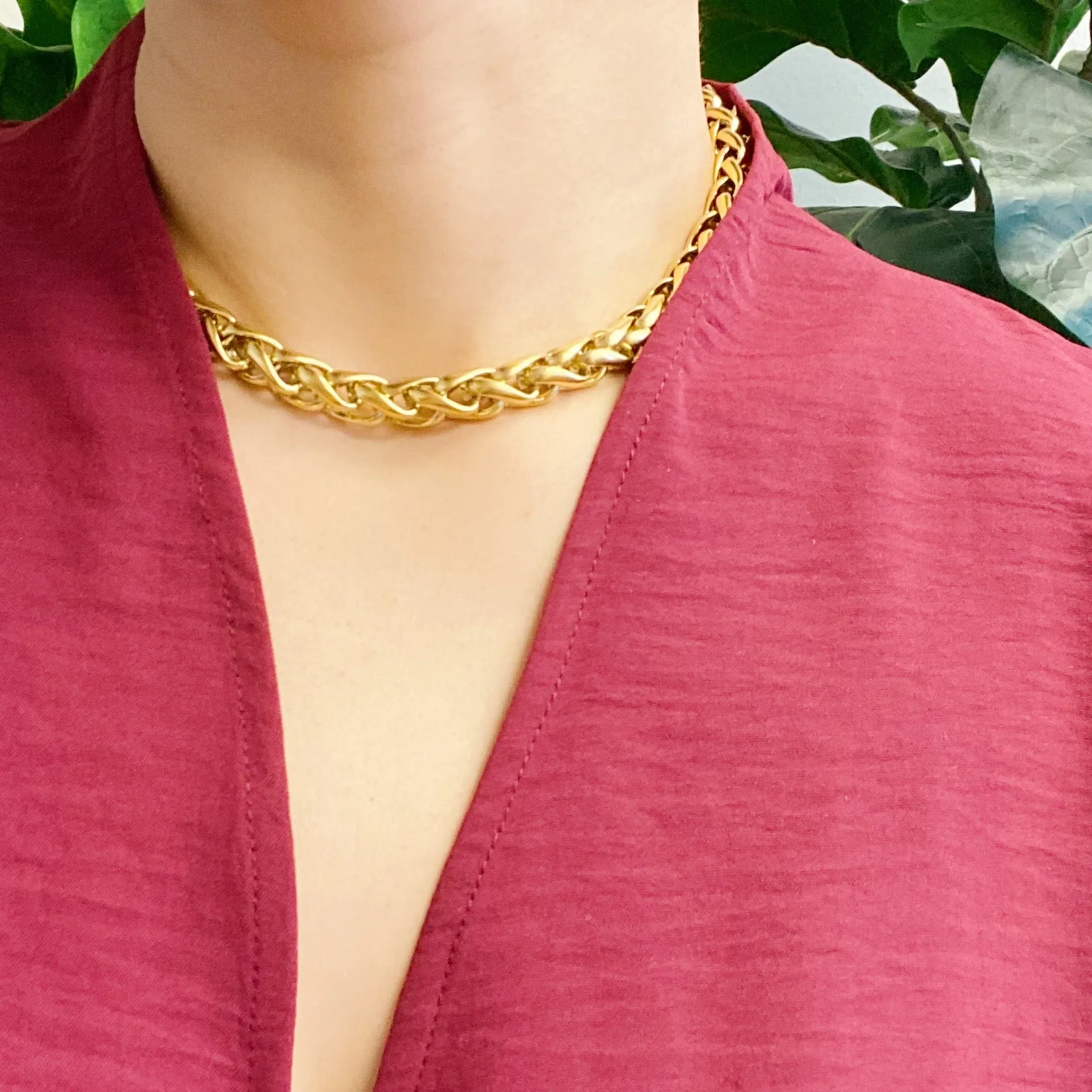 Bold And Edgy Chain Necklace