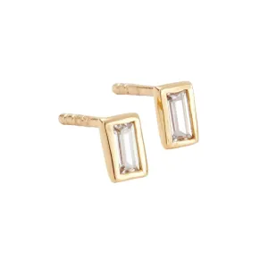 Brilliant Baguette Studs