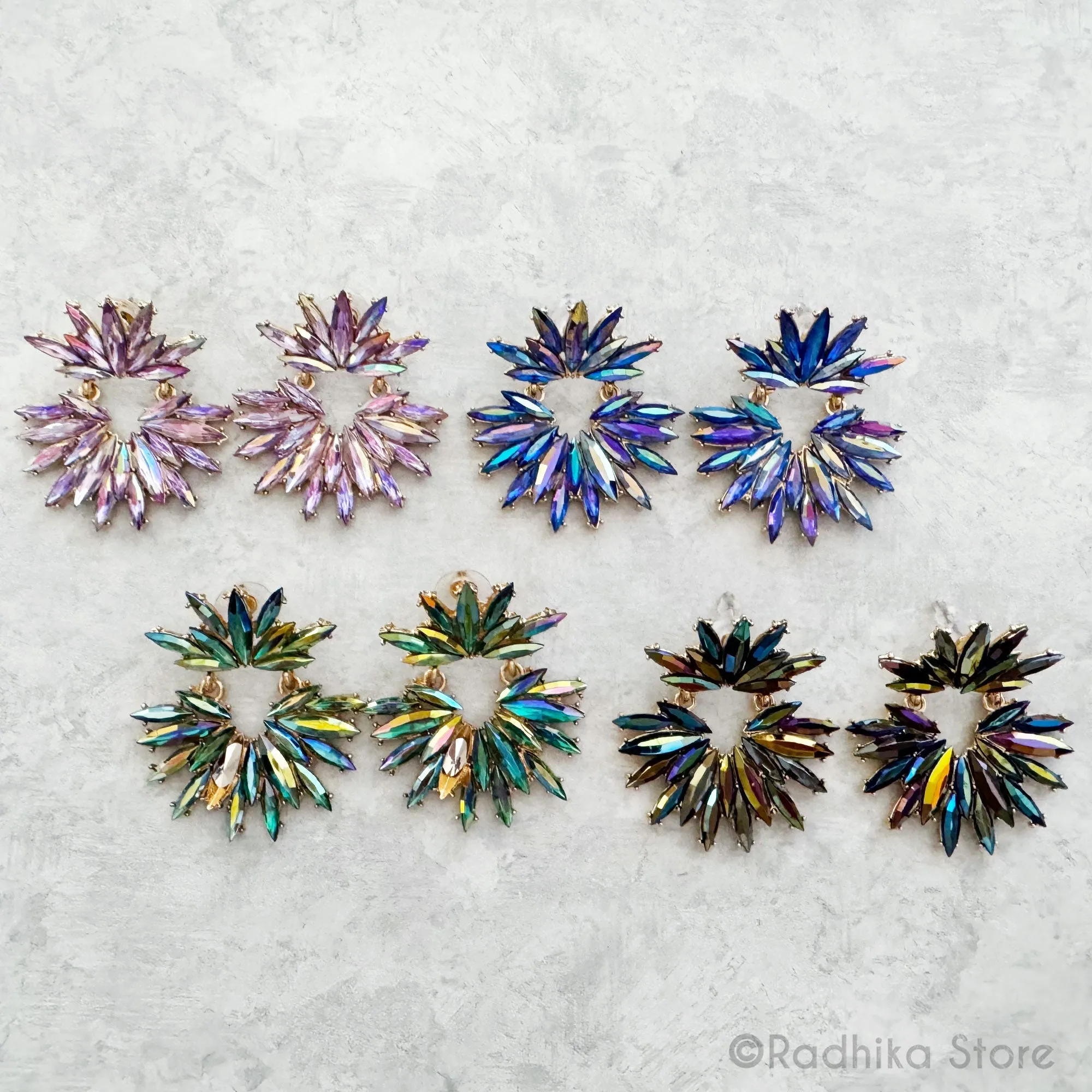 Brilliant  Rhinestone  Effulgence/Earrings