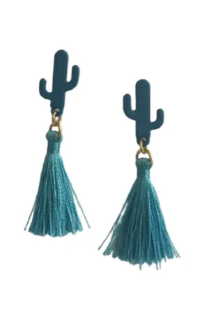 Cactus Fringe Earrings