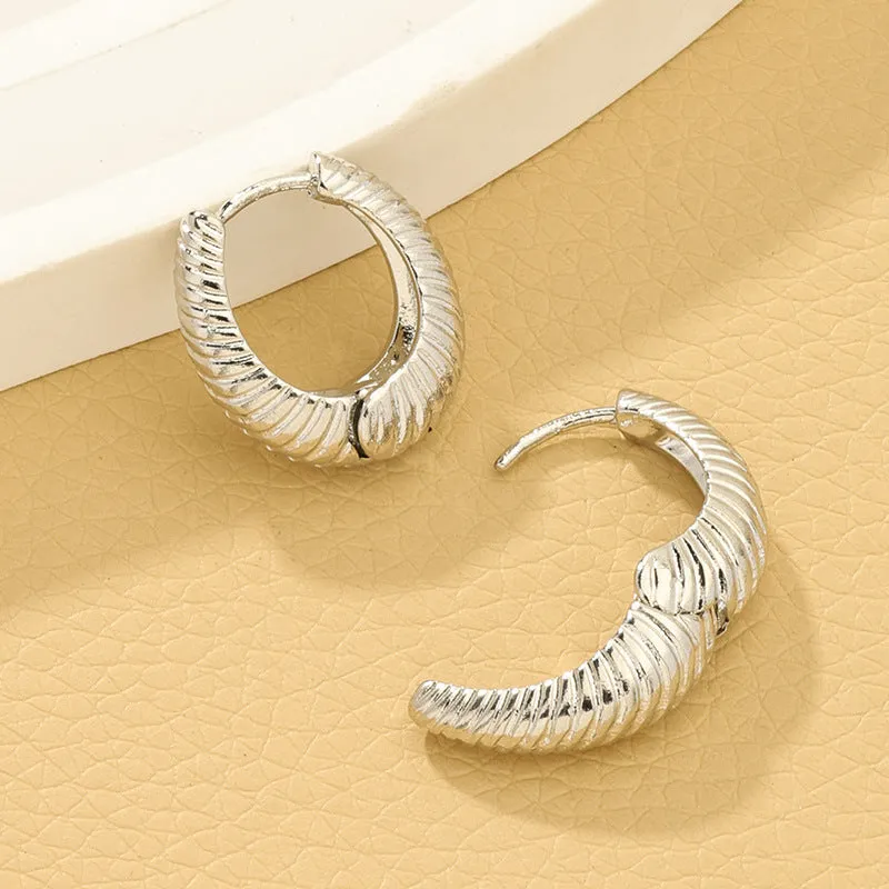 Chic Metal Earrings from the Vienna Verve Collection