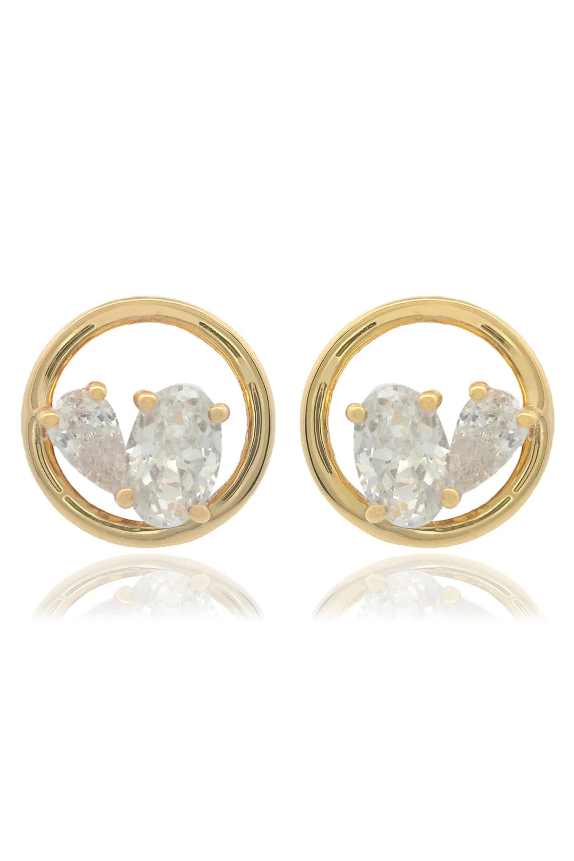 CHIC NOEL TOI ET MOI CIRCLE EARRINGS GOLD