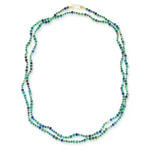 Chrysocolla & Lapis Lazuli Beaded Necklace