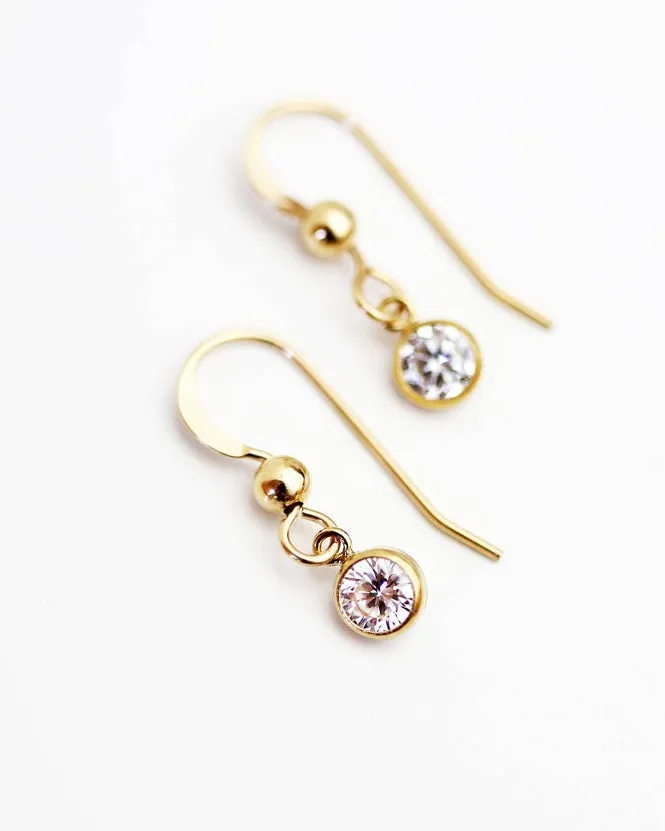 CZ Dangle Earrings