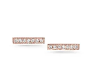 Dana Rebecca Sylvie Diamond Bar Earrings