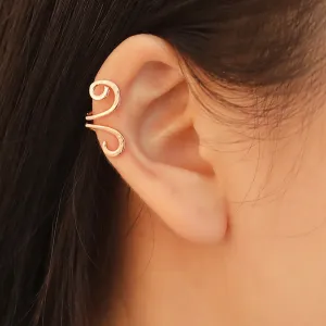 E1310 - Simple Alloy Geometric Earrings