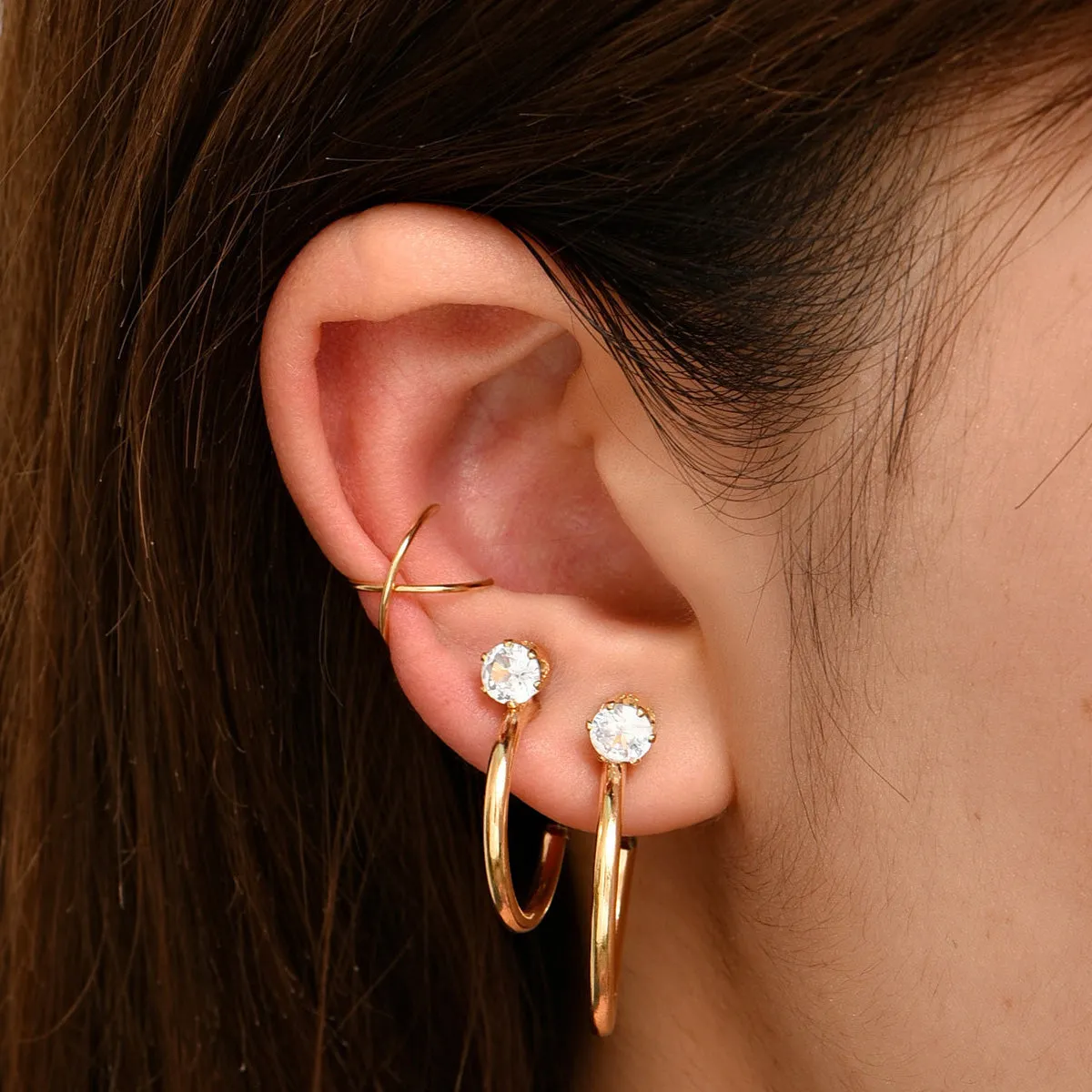 Fashion Simple Irregular All-match Earrings