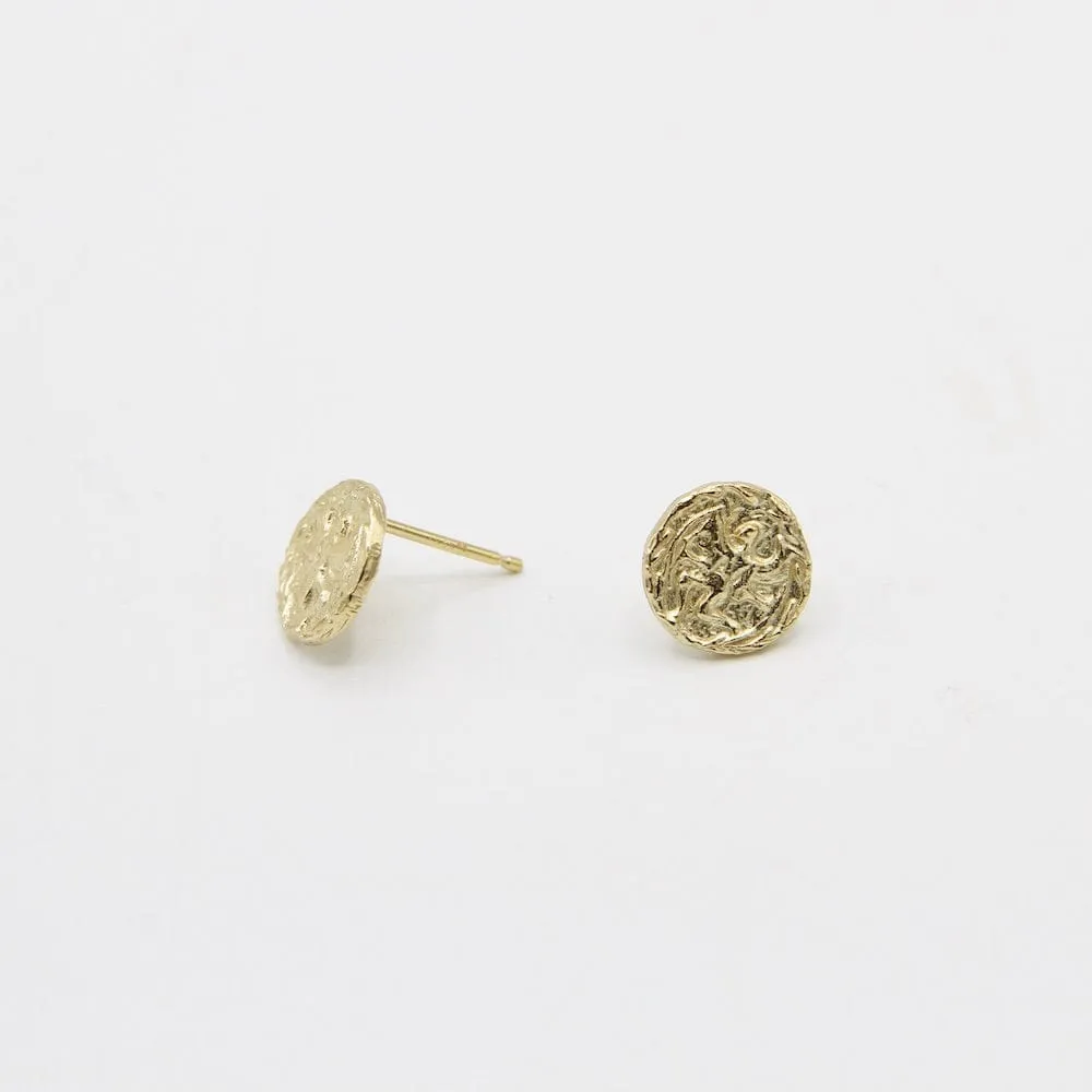 Gold Boreas Stud Earrings