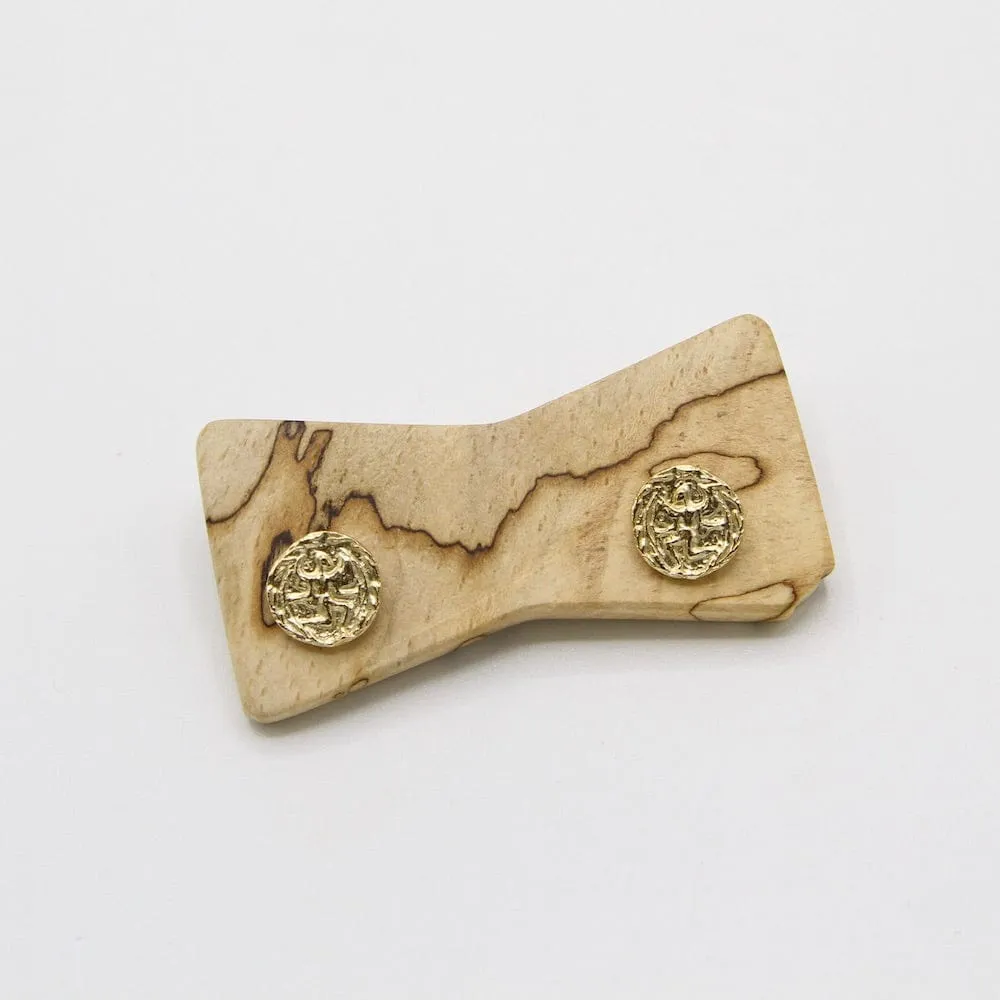 Gold Boreas Stud Earrings