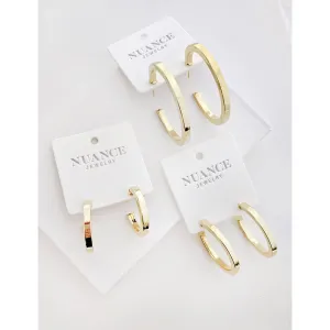 Gold-Filled Callie Hoop Earrings