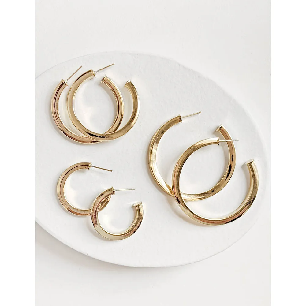 Gold-Filled Callie Hoop Earrings