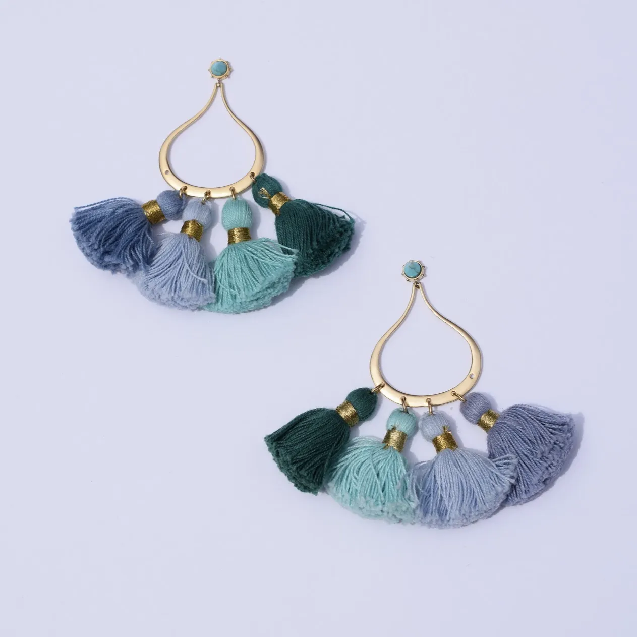 Greek Chic Tassel Earrings