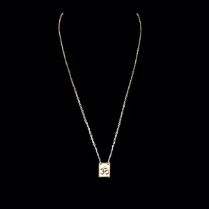 Jagger Stainless Steel Chain Necklace with Symbolic Pendant