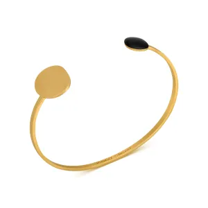 Joan Miró Gold-Plated Dots Cuff Bracelet