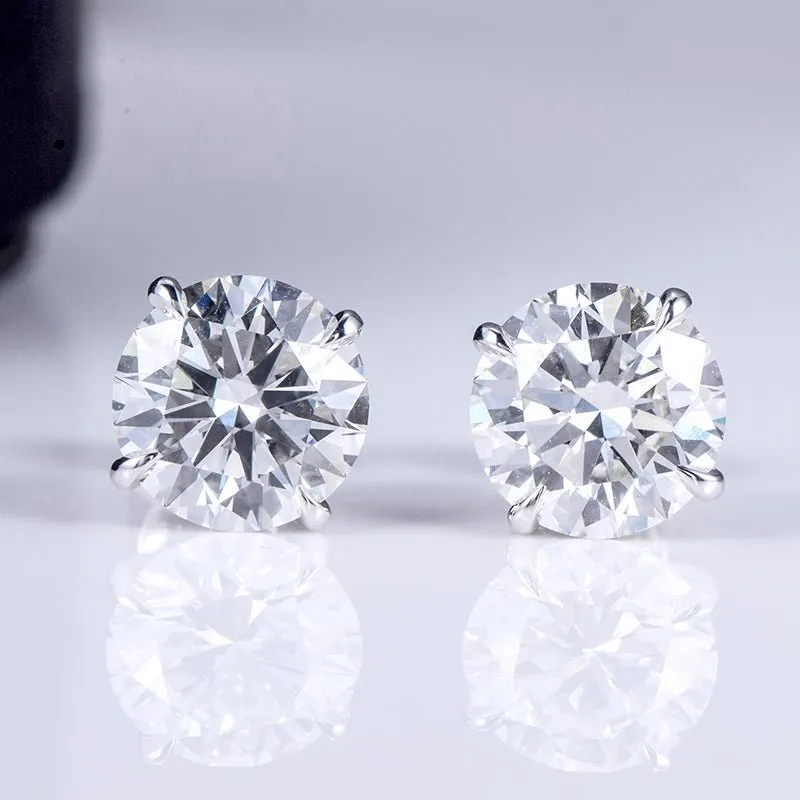 Lab Diamond Stud Earrings