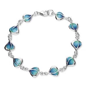 Leah Enamel Silver Bracelet EBL119