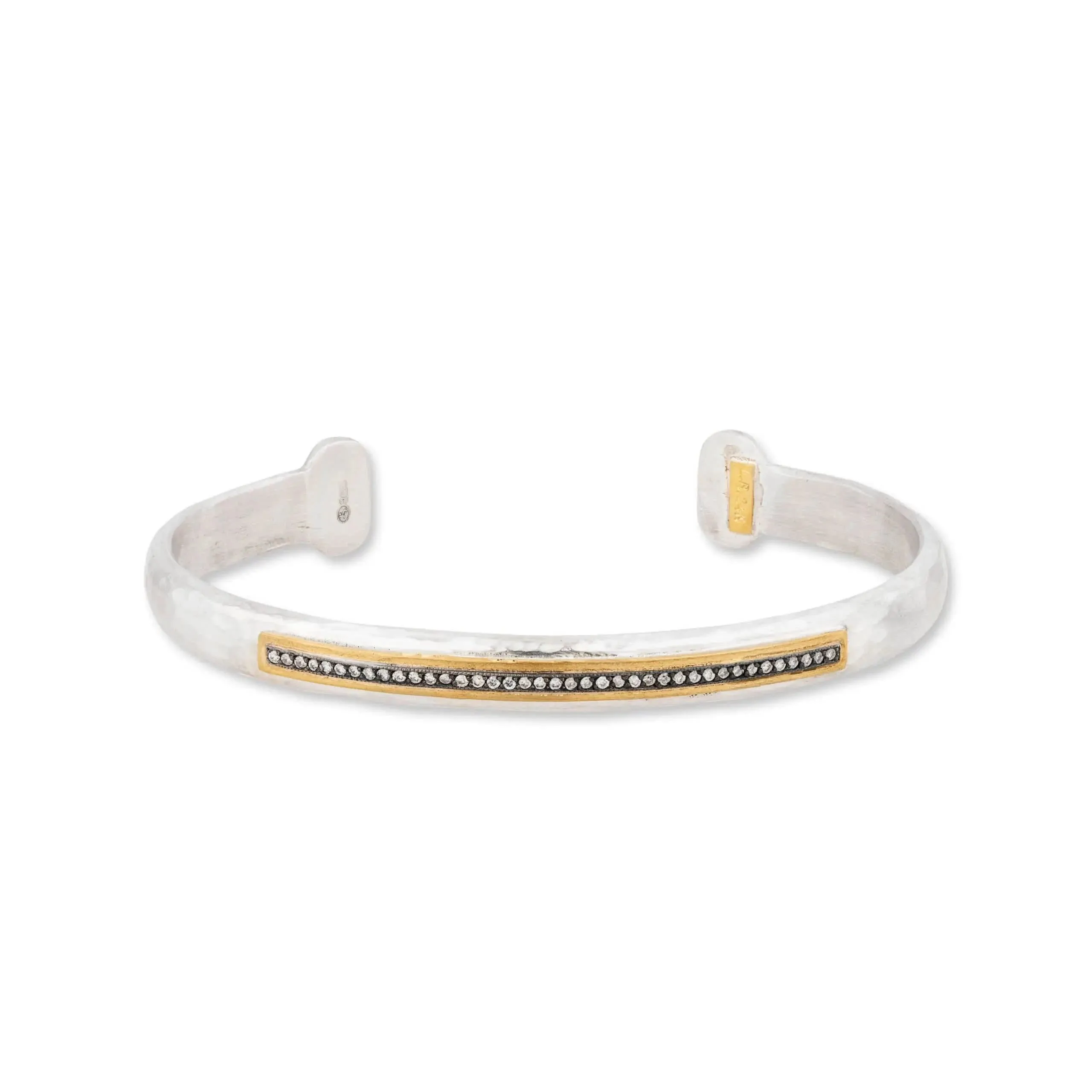 Lika Behar Stockholm Diamond-Bar Open Cuff