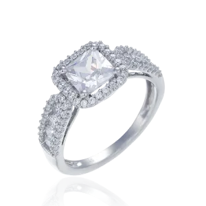 Luscious Ring with Halo Setting