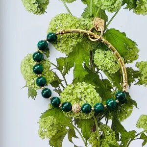 Marvelous Malachite Baby Diadem Bracelet