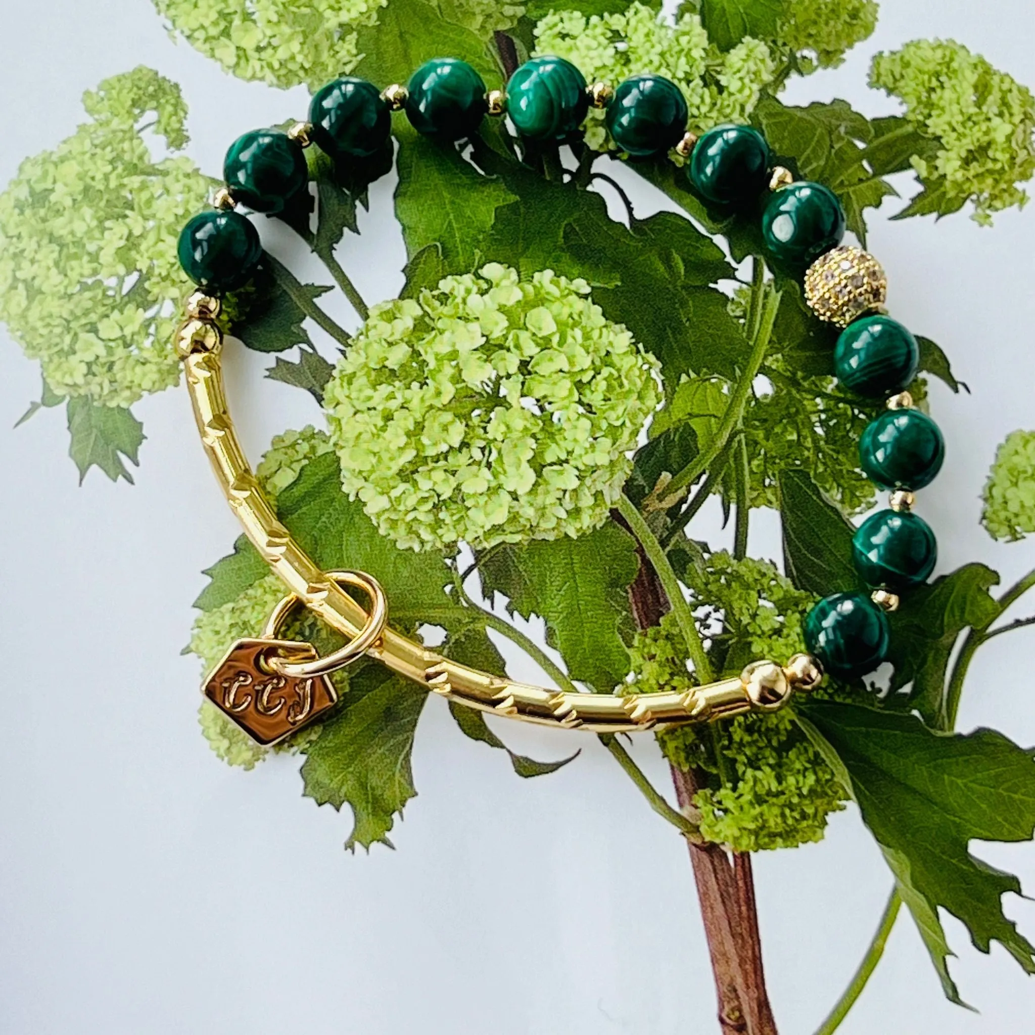 Marvelous Malachite Baby Diadem Bracelet