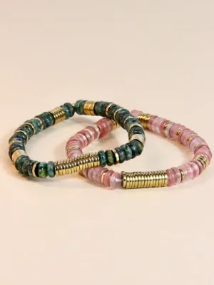 Miley bracelet - boho chic bracelet in semi-precious stone