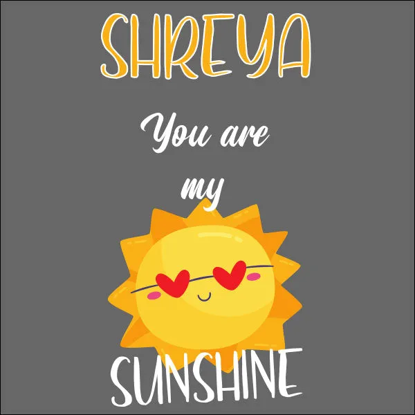 My Sunshine © Personalized Jewellery Box for Girlfriend