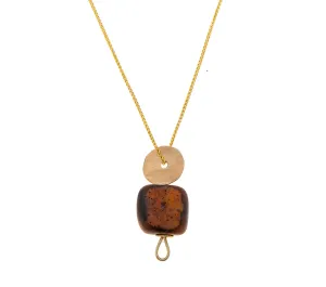 Nava Zahavi Yellow Gold Carnelian Chain