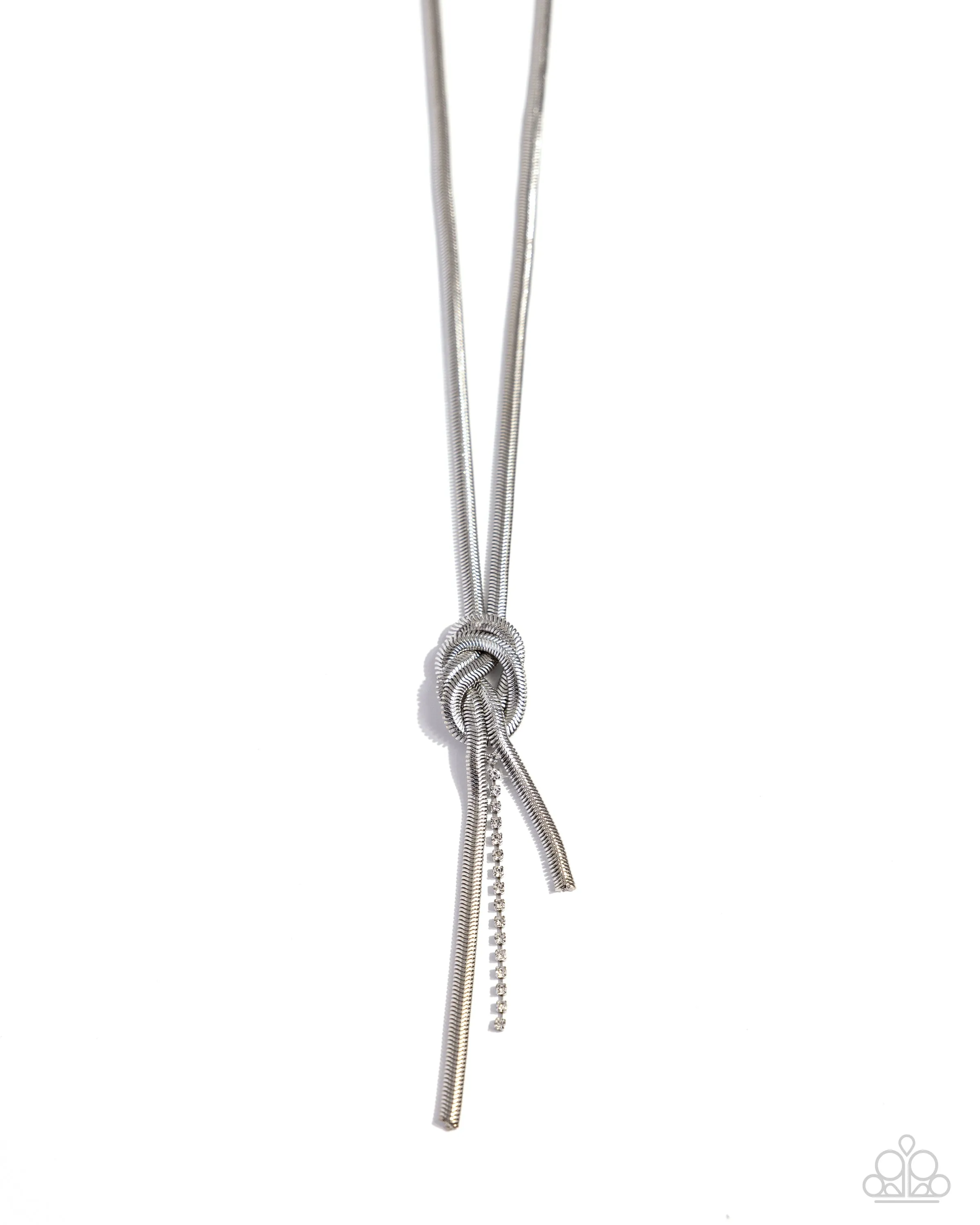 Necklaces Knotted Keeper - White N284