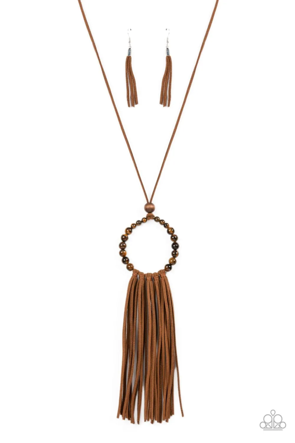 Necklaces Namaste Mama - Brown N2157