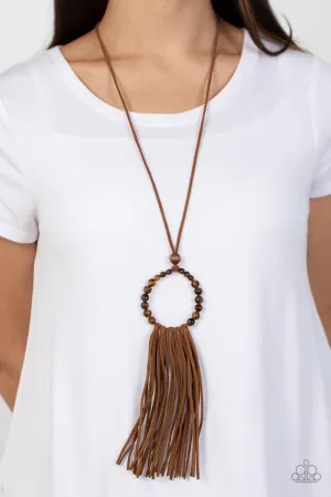 Necklaces Namaste Mama - Brown N2157