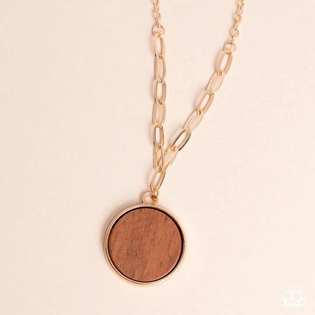 Necklaces WOODnt Dream of It - Gold N424