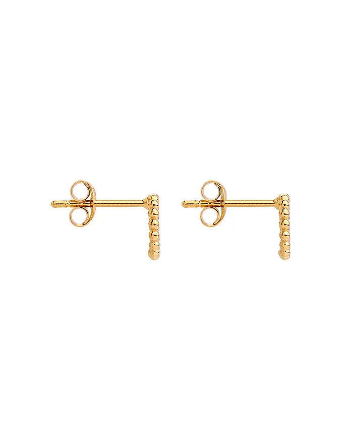 Nectar Yellow Gold Circle Studs