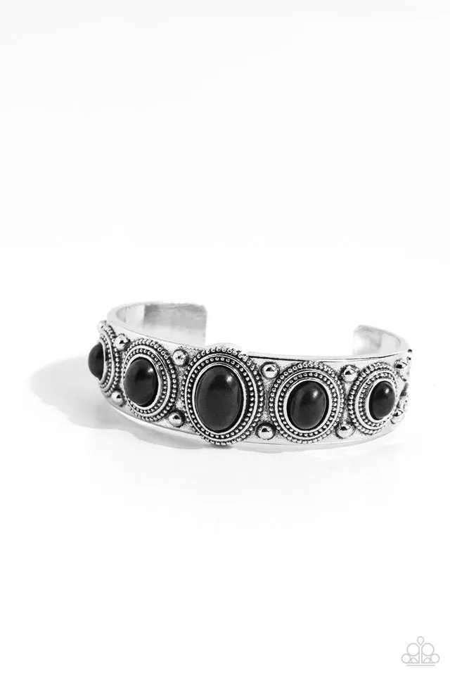 Paparazzi Bracelet ~ Mesa Mystery - Black