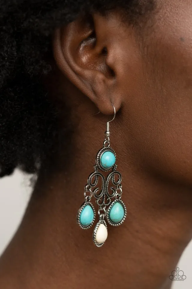 Paparazzi Earring ~ Canyon Chandelier - Multi