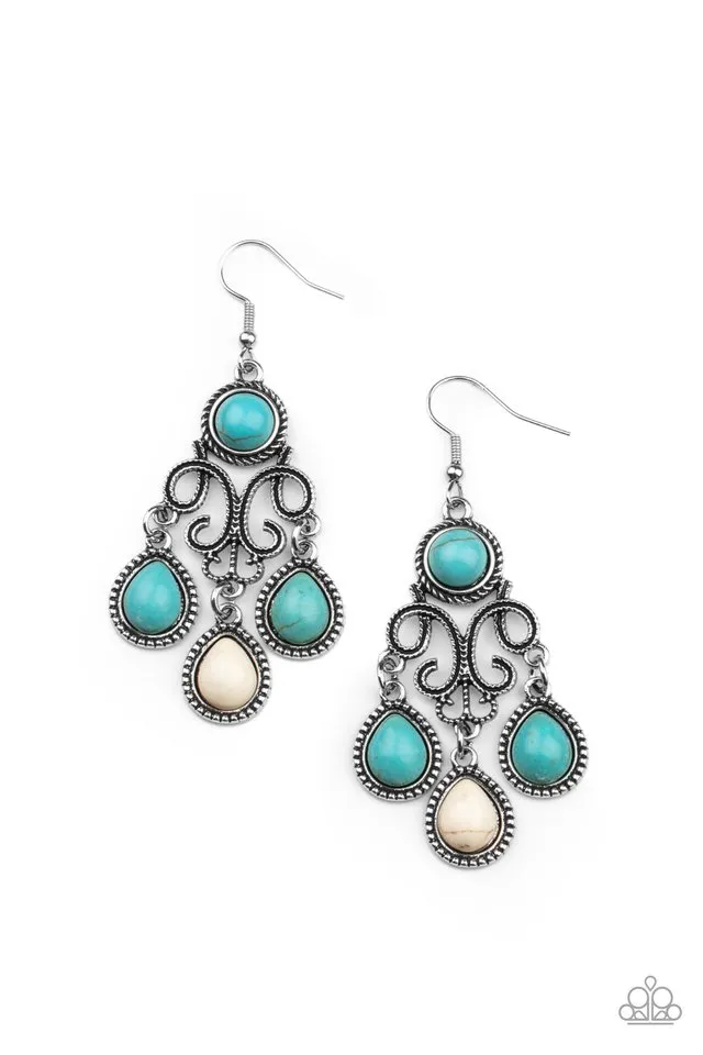 Paparazzi Earring ~ Canyon Chandelier - Multi