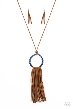 PAPARAZZI Namaste Mama - Blue Necklaces