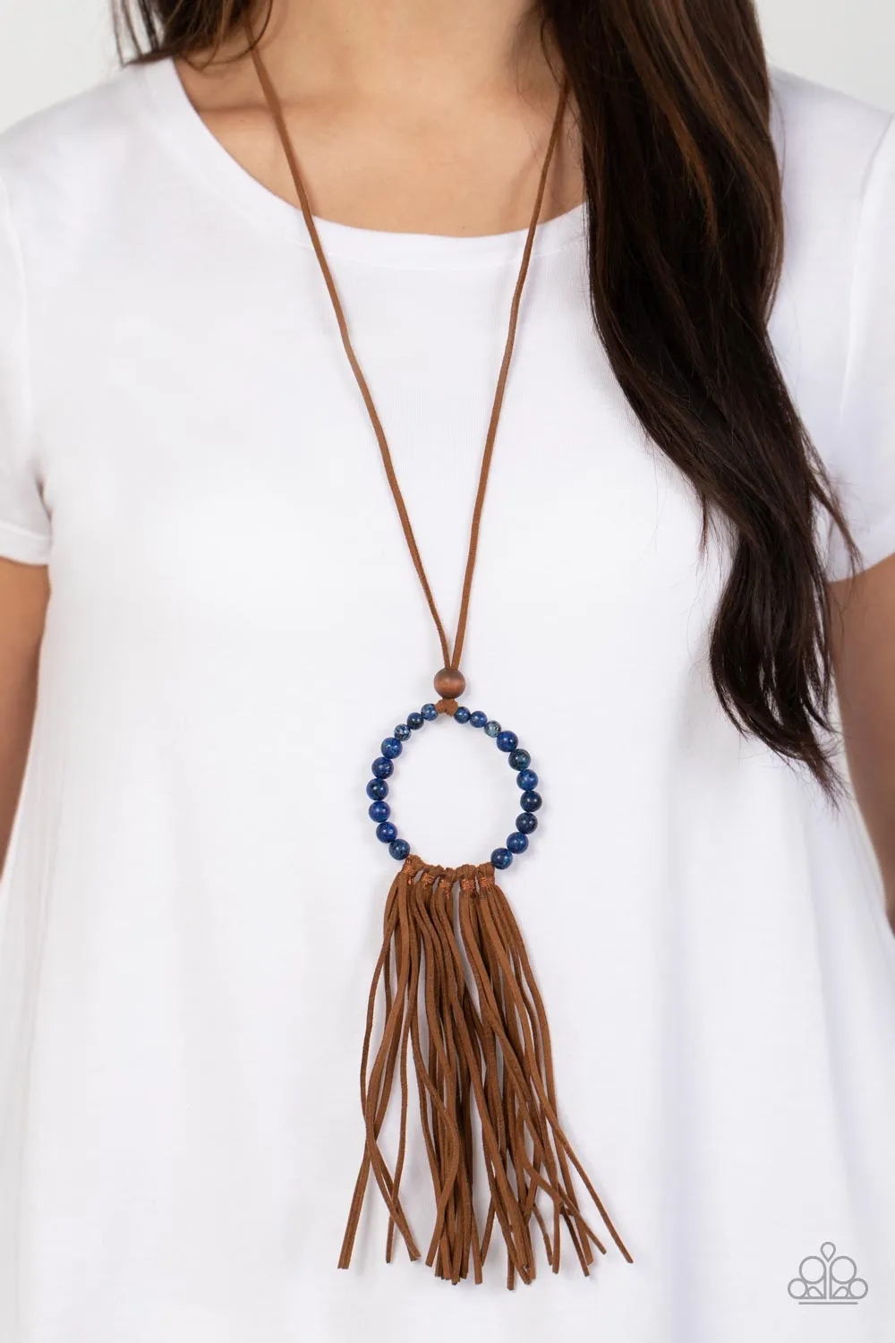 PAPARAZZI Namaste Mama - Blue Necklaces