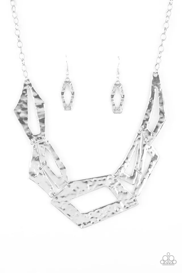 Paparazzi Necklace ~ Break The Mold - Silver