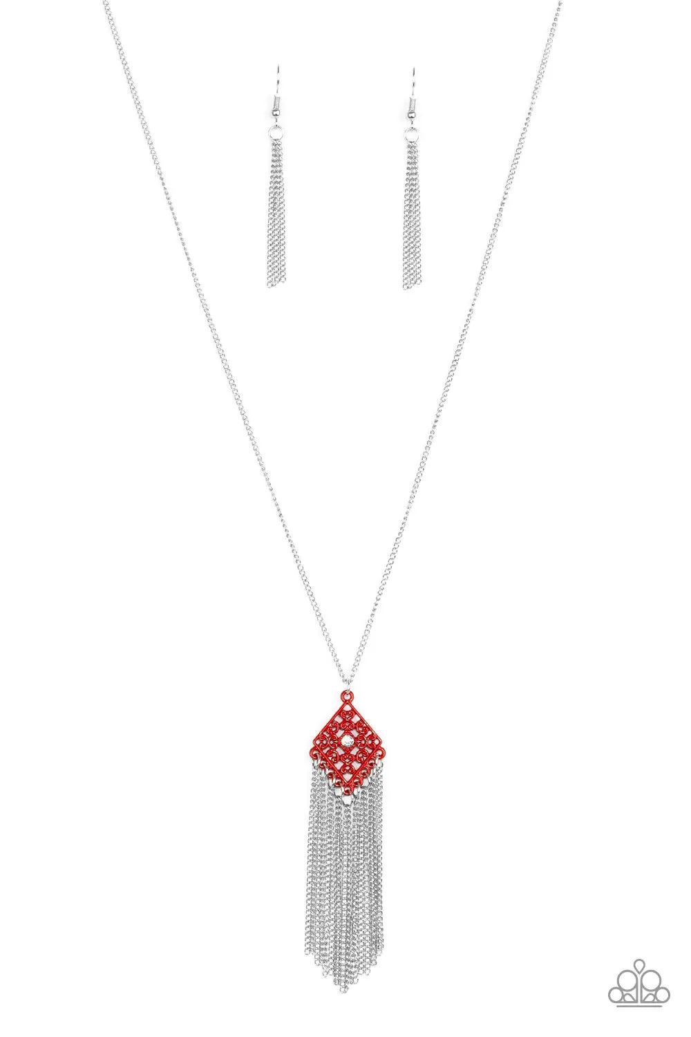 Paparazzi Necklace ~ Color Me Capricious - Red