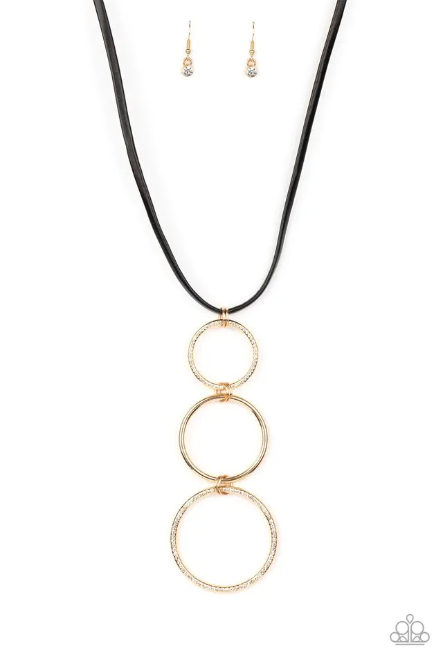 Paparazzi Necklace ~ Curvy Couture - Gold