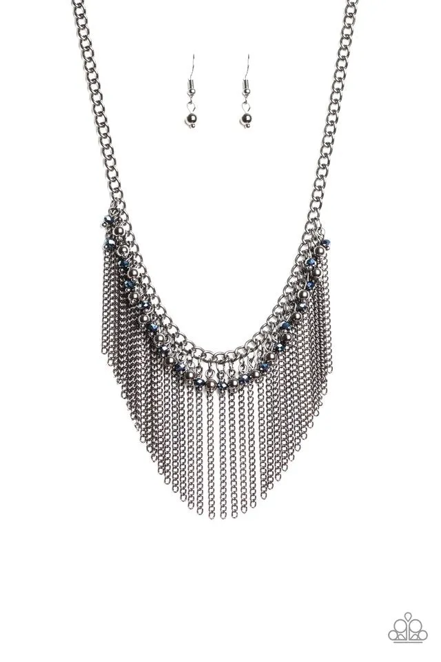 Paparazzi Necklace ~ Divinely Diva - Blue